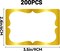200 Pcs Gold Foil Name Tag Stickers 3.5 x 2.4 Inch Self Adhesive Name Labels for Conferences School Office Events Clothes Files Boxes and Home Organization